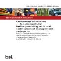 BS PD CEN/CLC ISO/IEC TS 17021-3:2016