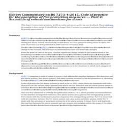 BS 7273-4:2015 EXCOMM (FIRE)