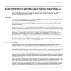 BS 5266-1:2016 EXCOMM (FIRE)