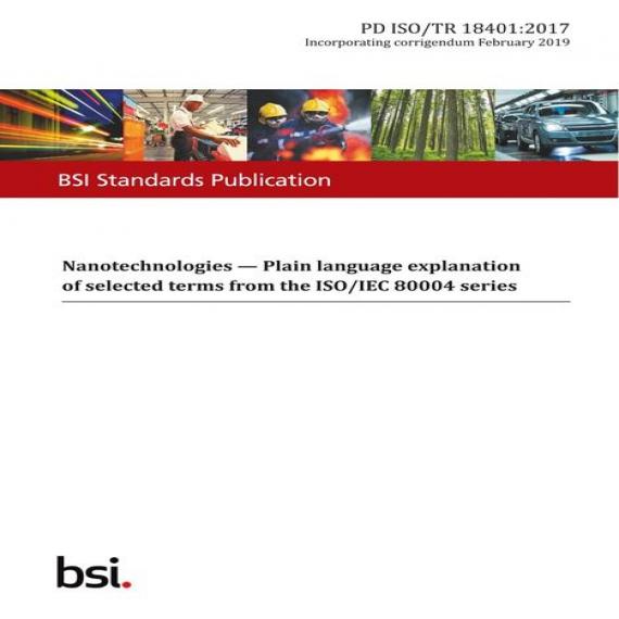 BS PD ISO/TR 18401:2017