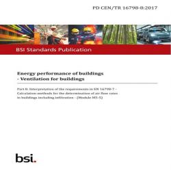 BS PD CEN/TR 16798-8:2017