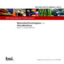 BS PD CEN ISO/TS 80004-1:2015