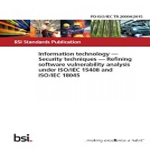 BS PD ISO/IEC TR 20004:2015