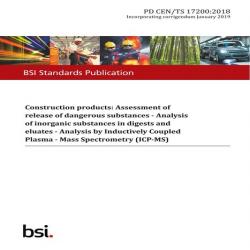 BS PD CEN/TS 17200:2018