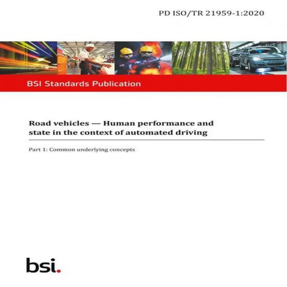BS PD ISO/TR 21959-1:2020