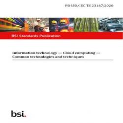 BS PD ISO/IEC TS 23167:2020