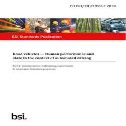 BS PD ISO/TR 21959-2:2020