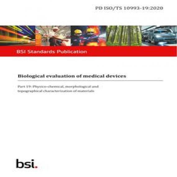 BS PD ISO/TS 10993-19:2020