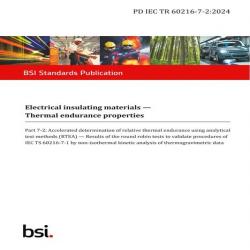 BS PD IEC TR 60216-7-2:2024
