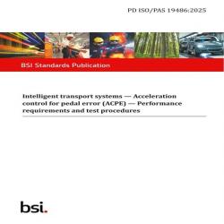 BS PD ISO/PAS 19486:2025