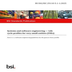BS ISO/IEC 29110-5-1-1:2025