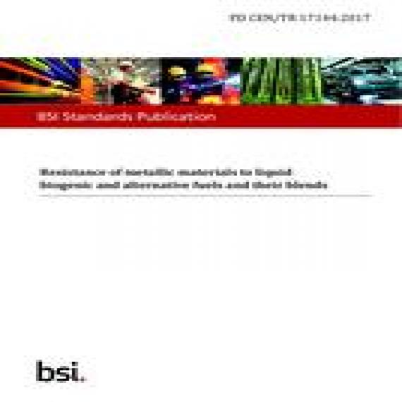 BS PD CEN/TR 17144:2017