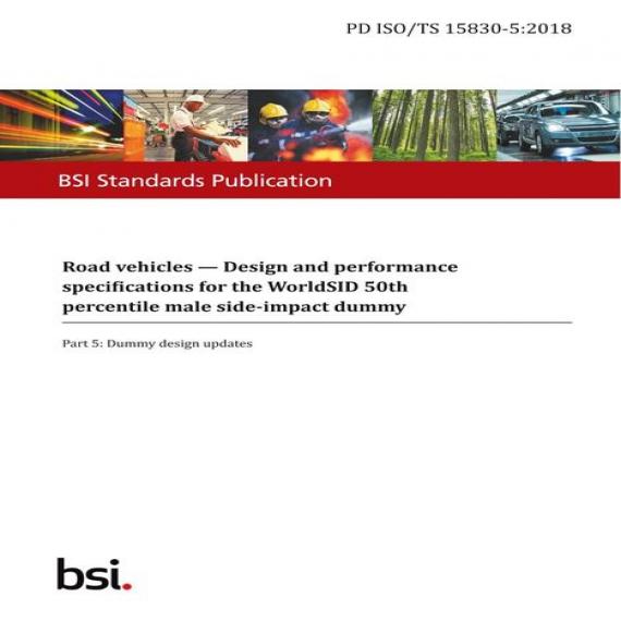 BS PD ISO/TS 15830-5:2018